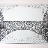 Anacleto Spazzapan 'Miura' table, unique piece from the 2000s