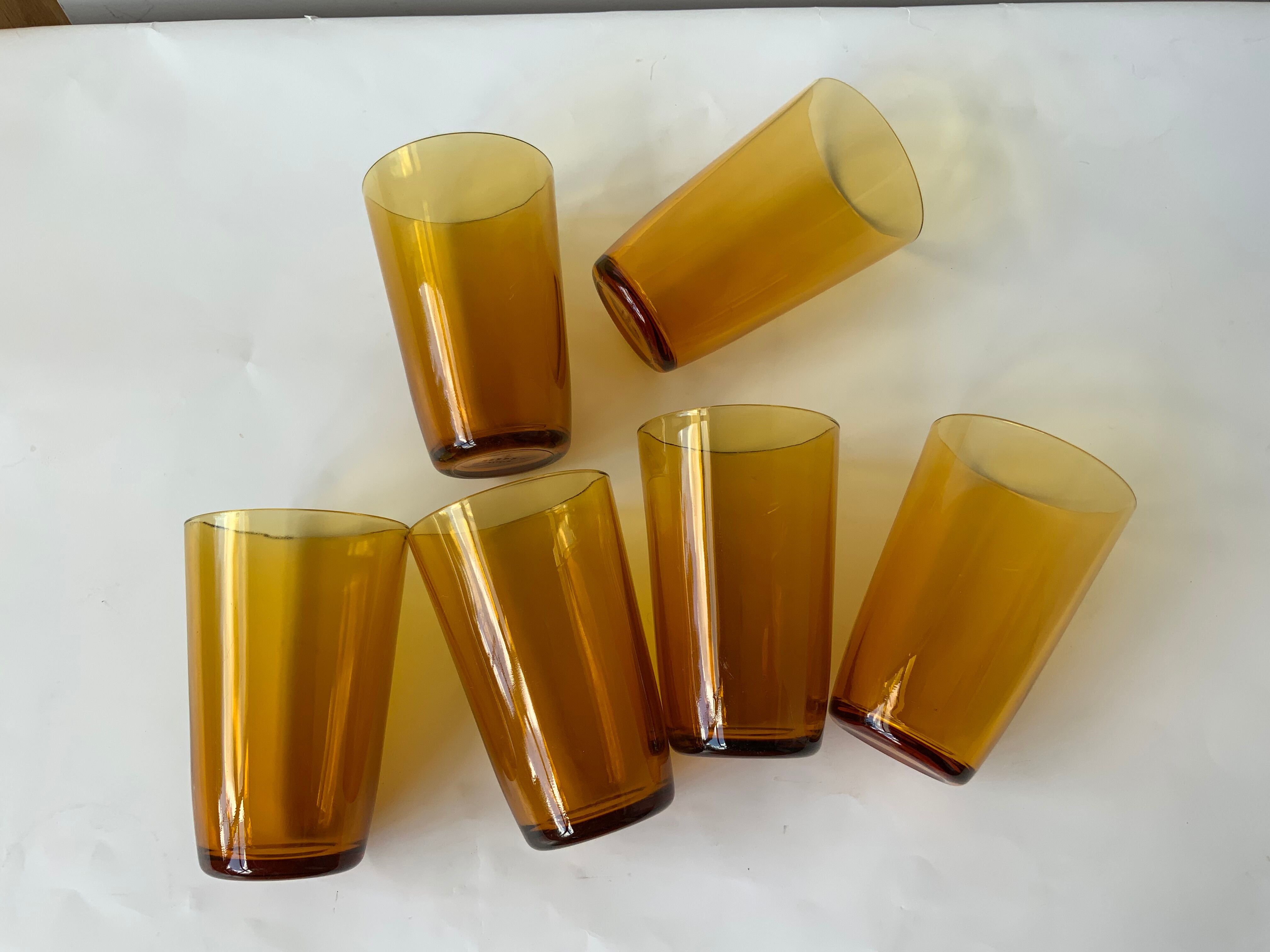 Verres ambrés