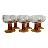 6 vintage luminarc france cups