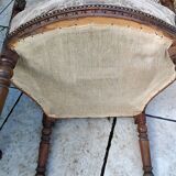 Louis XVI style antique sofa and armchair