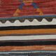 Turkish Wine Red Handmade Wool Kilim Rug, 312x407Cm