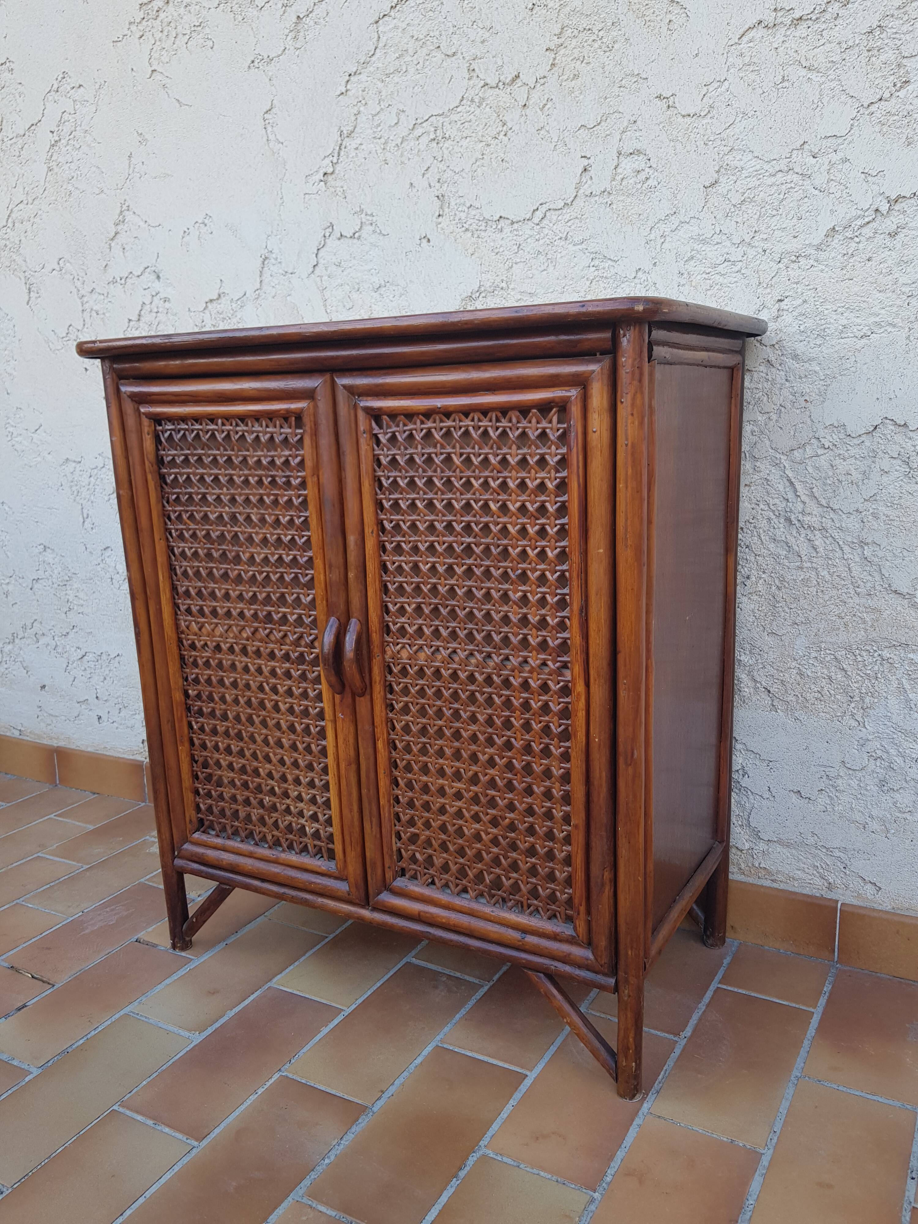 Rattan/bamboo buffet