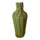 Vase bouteille vintage en scoubidou