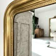 Louis-Philippe antique gilded mirror 19th century