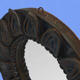 Stoneware mirror by André Bodin - 1981