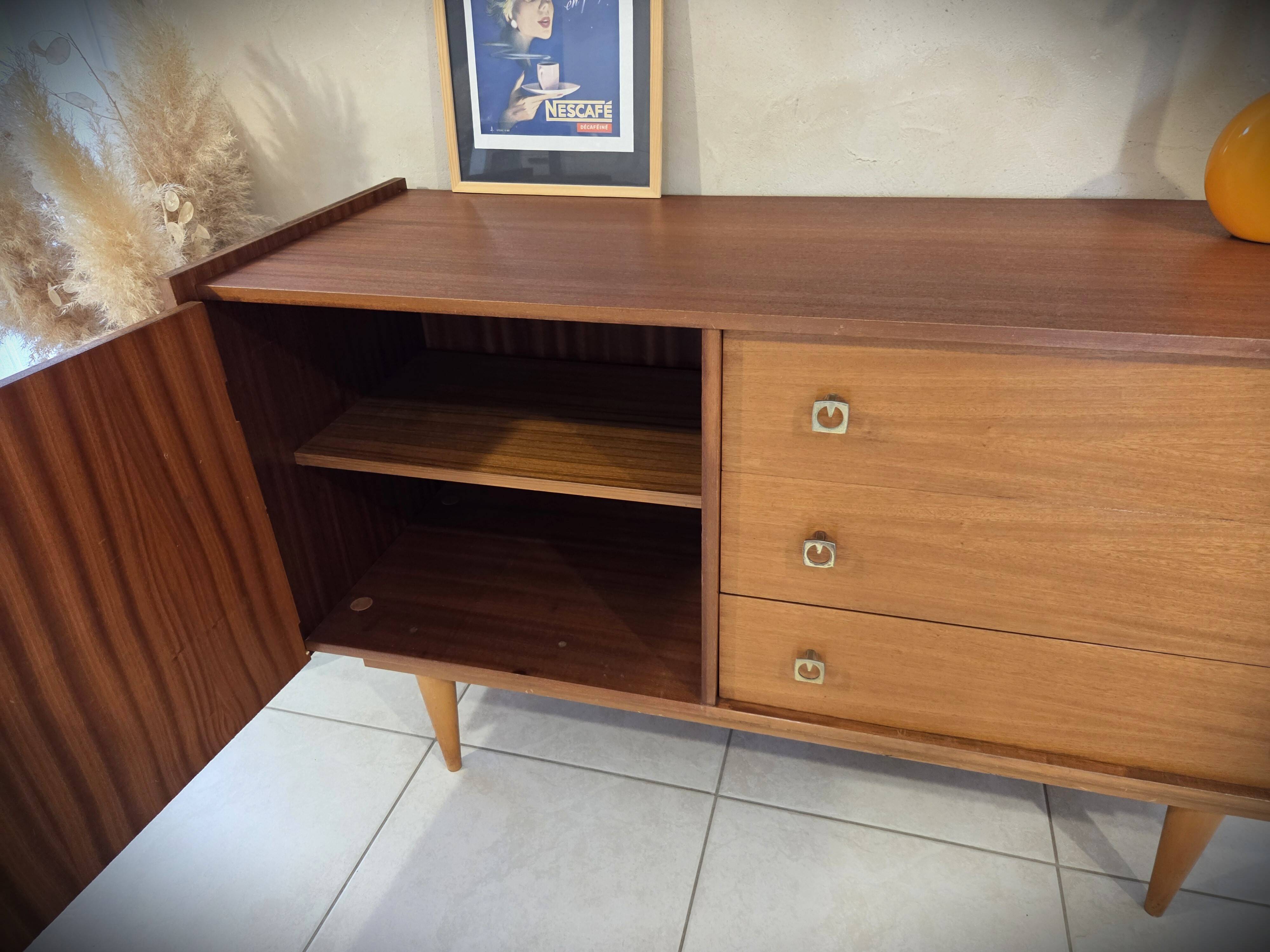 Enfilade design scandinave en teck