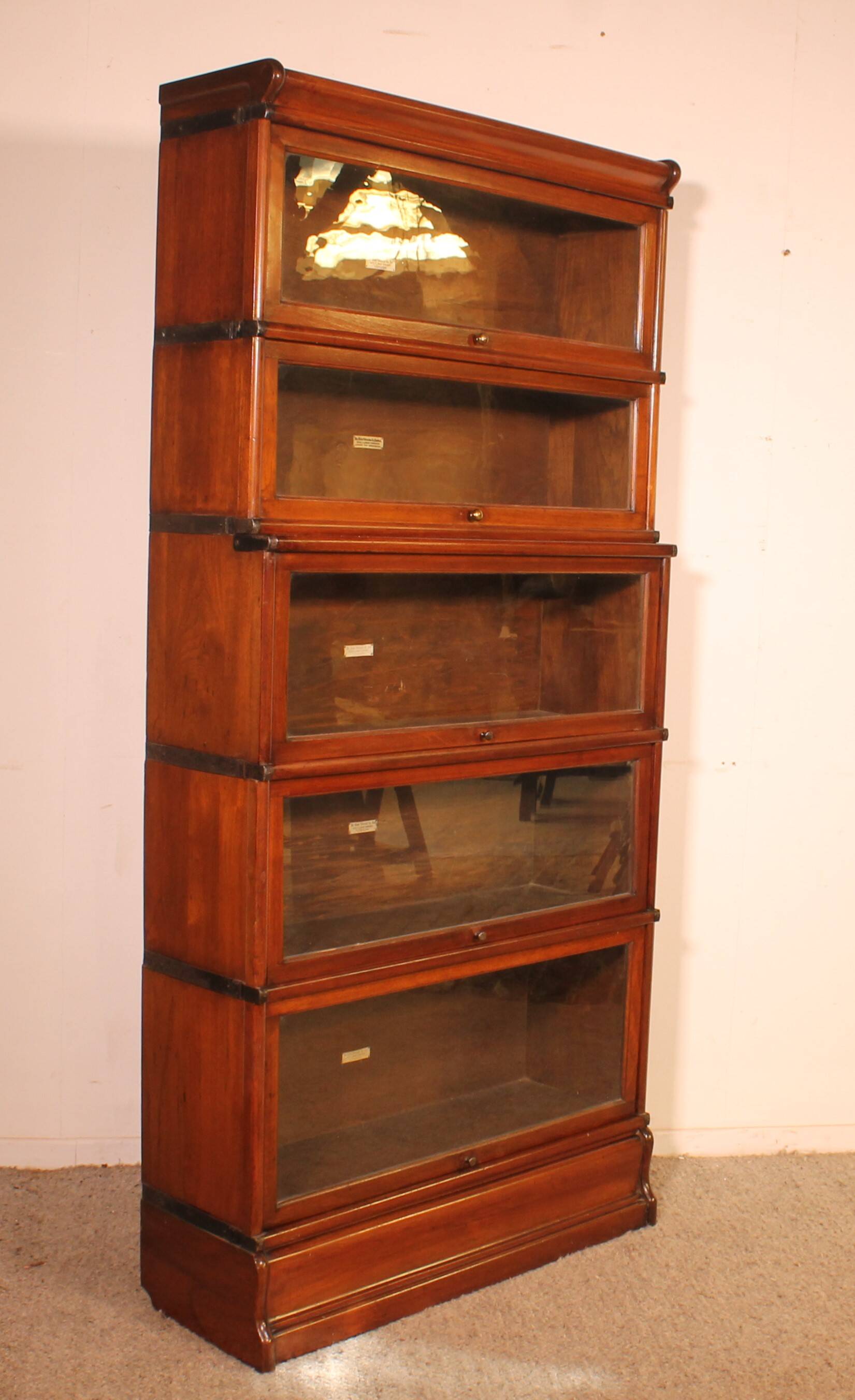Globe Wernicke 5-Piece Mahogany Bookcase