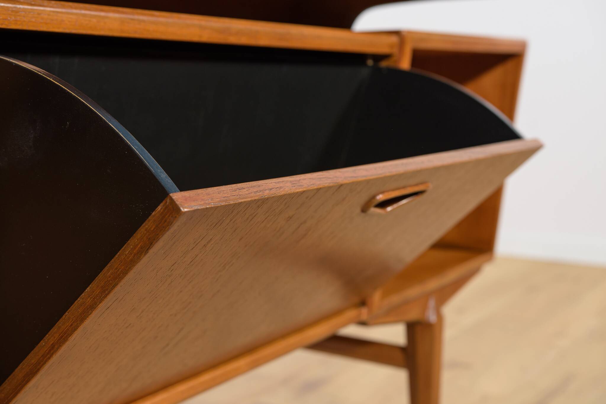 Mid-Century Freestanding Teak Desk, Denmark, 1960s