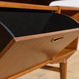 Mid-Century Freestanding Teak Desk, Denmark, 1960s