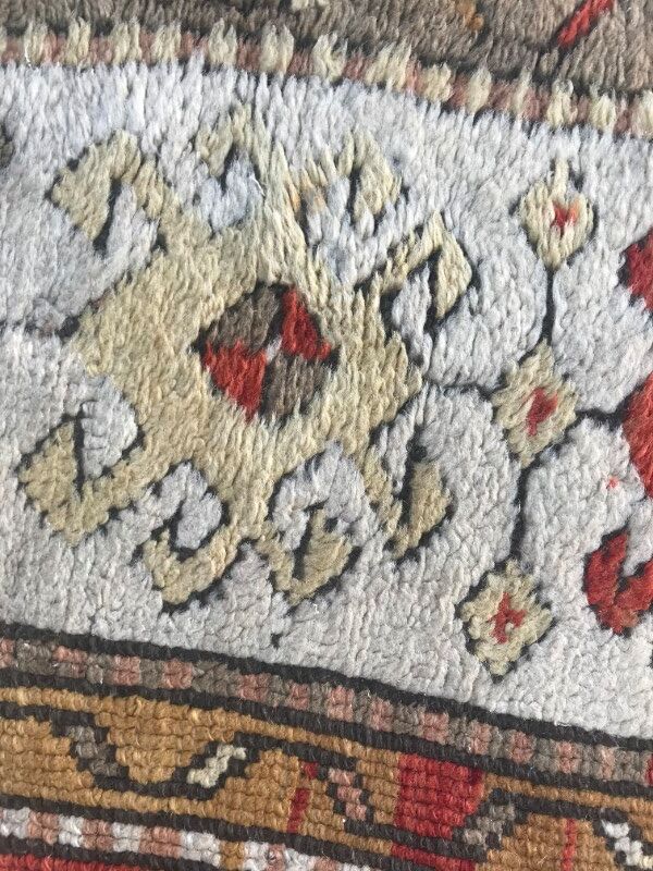 Tapis ancien Turc Kazak fait main 199x334 cm