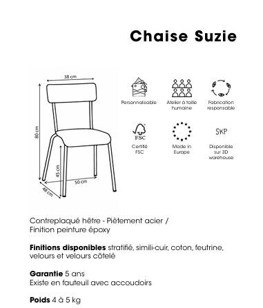 2 children's chairs for ages 6 to 12 - brand Les Gambettes