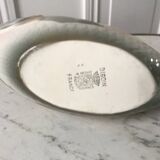 Fish gravy boat in slip digoin sarreguemines 50s