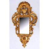 Room mirror - Bridal mirror - gilded wood - period: XVIIIth century