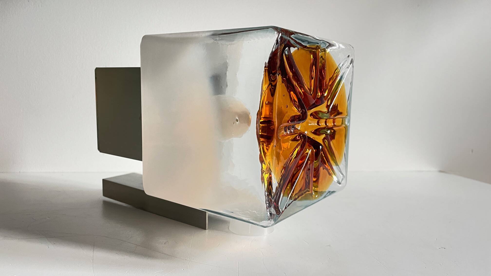 Space age style mazzega wall light