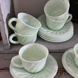Mint cups and saucers