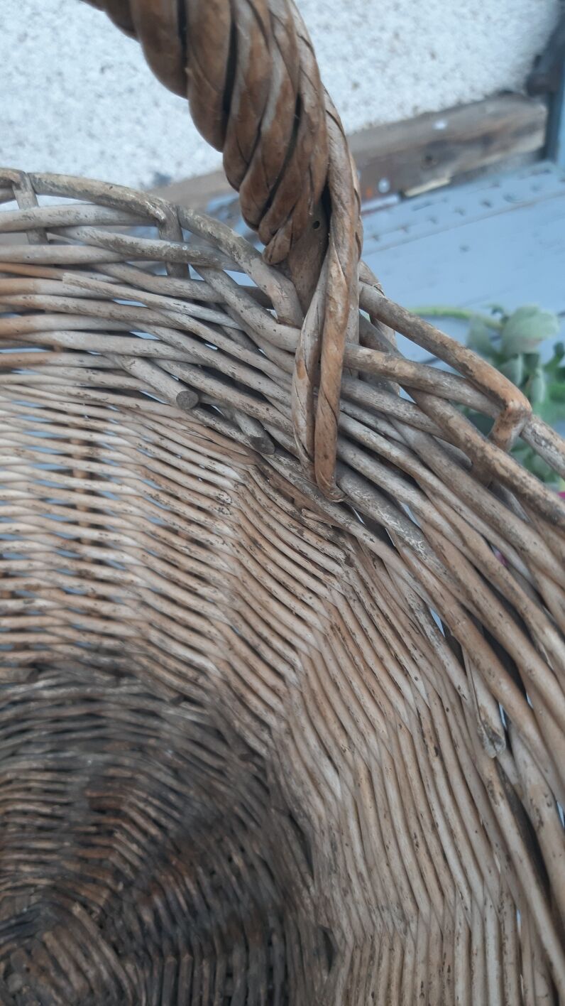 Vintage wicker basket