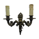 Applique double ancienne en bronze