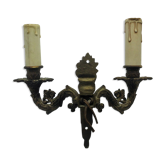 Applique double ancienne en bronze