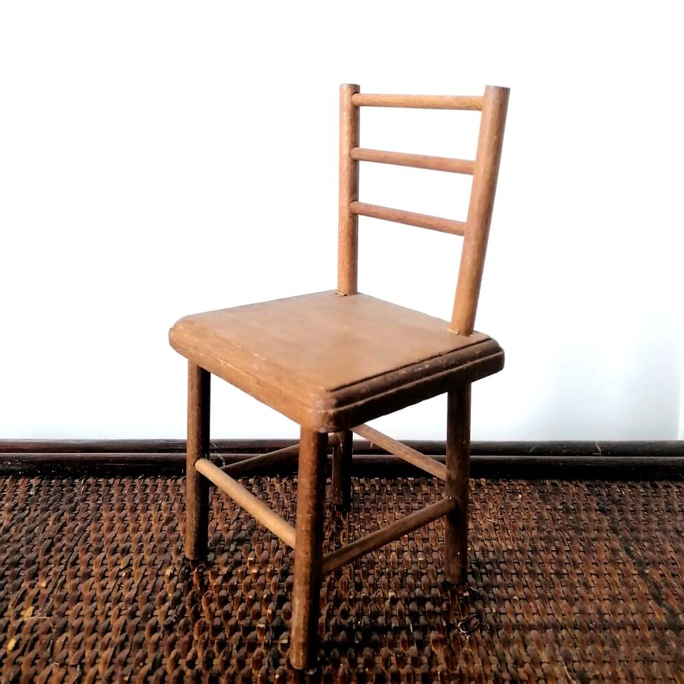 Three miniature chairs