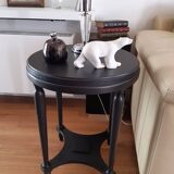 "Black steel" tea table, art deco 1920