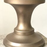 Pair of travertine lamps