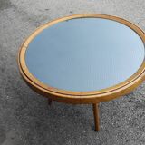 Coffee table vintage compass feet