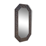 Repelled brass mirror, 74x43cm