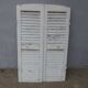 Wooden shutters louvers 2 swings L 49.5 x H 152 cm