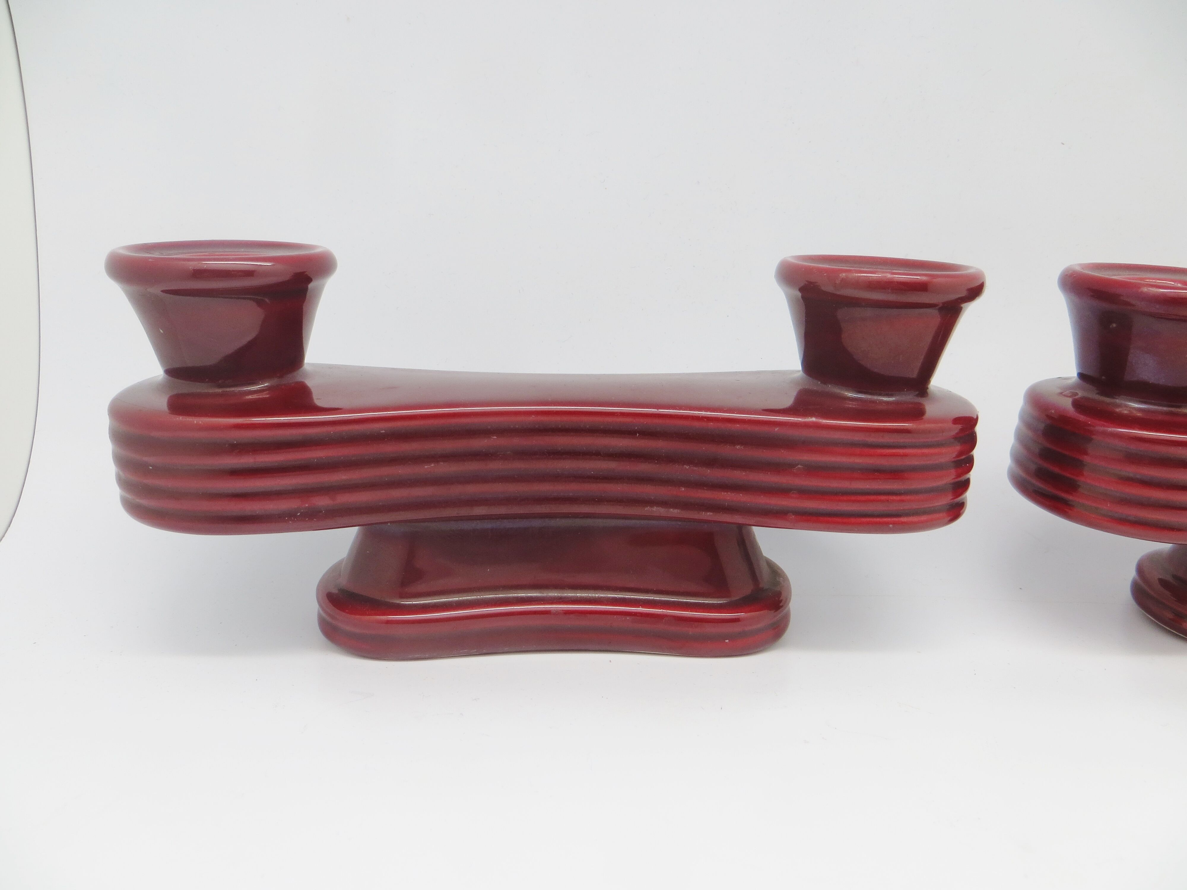 Pair of art deco candlesticks 40s