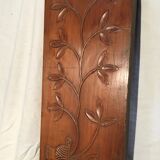 Sculpted walnut front