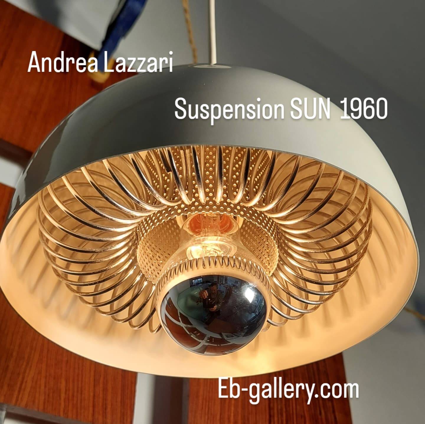 Space age pendant lamp Andrea Lazzari