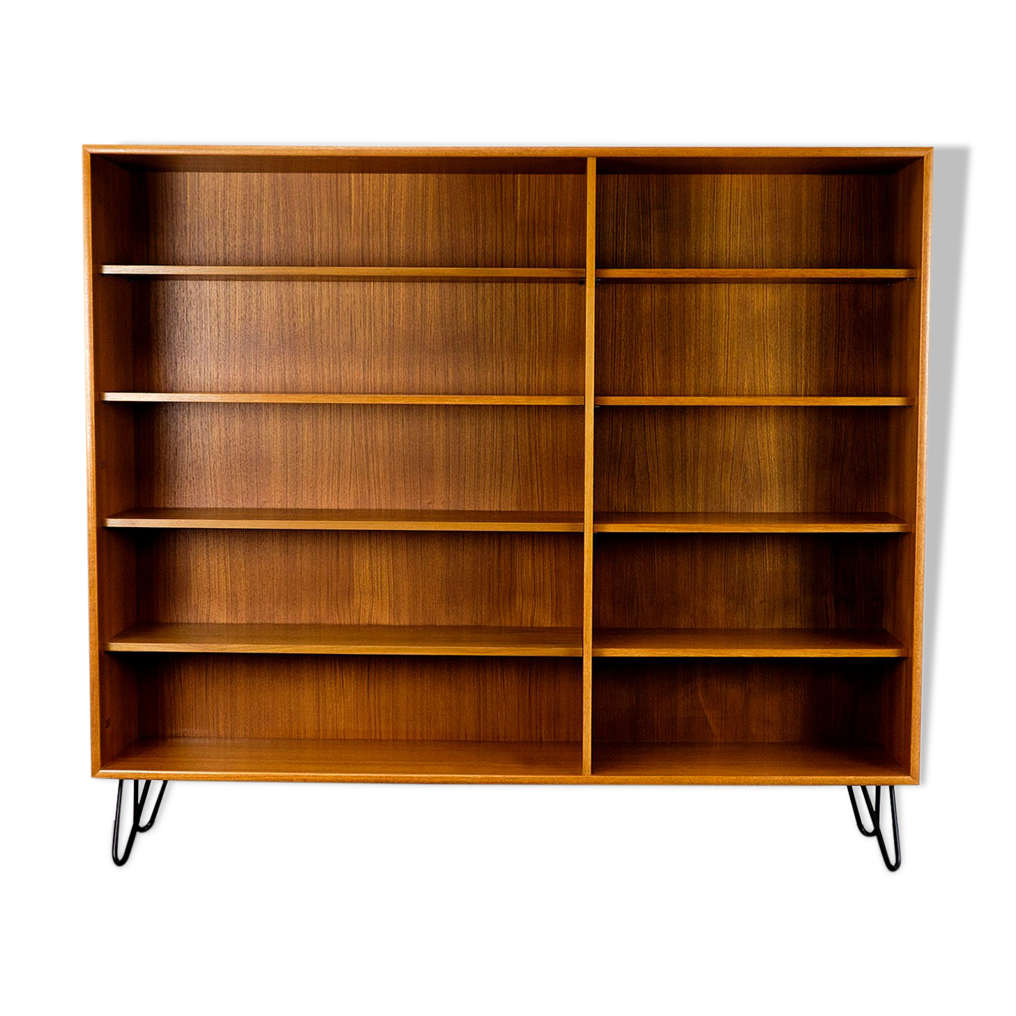 Bibliothèque en teck par WK Möbel, années 1970