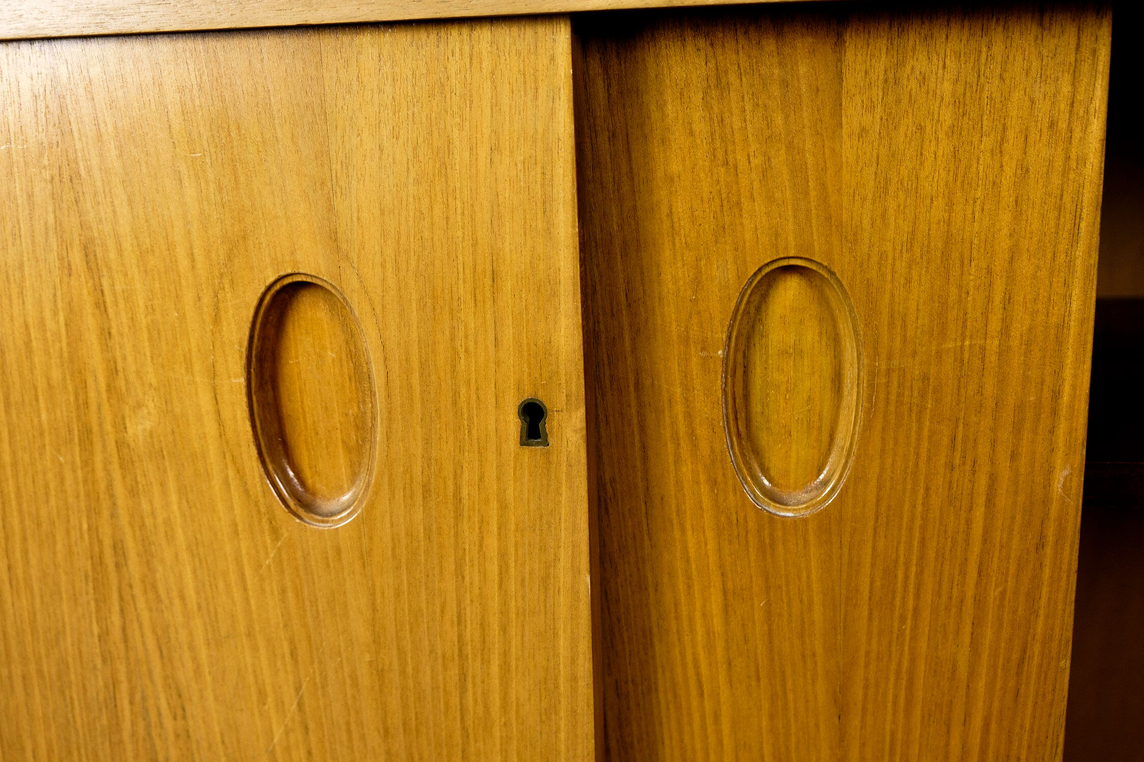 Enfilade en noyer vintage par Georg Satink pour WK Möbel, Allemagne, années 1960