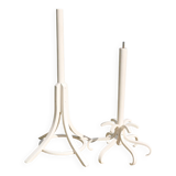 Baumann white parrot coat rack