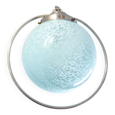 Clichy blue glass pendant light