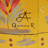 Breton metal box Quimper