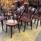Set of 9 bistro chairs