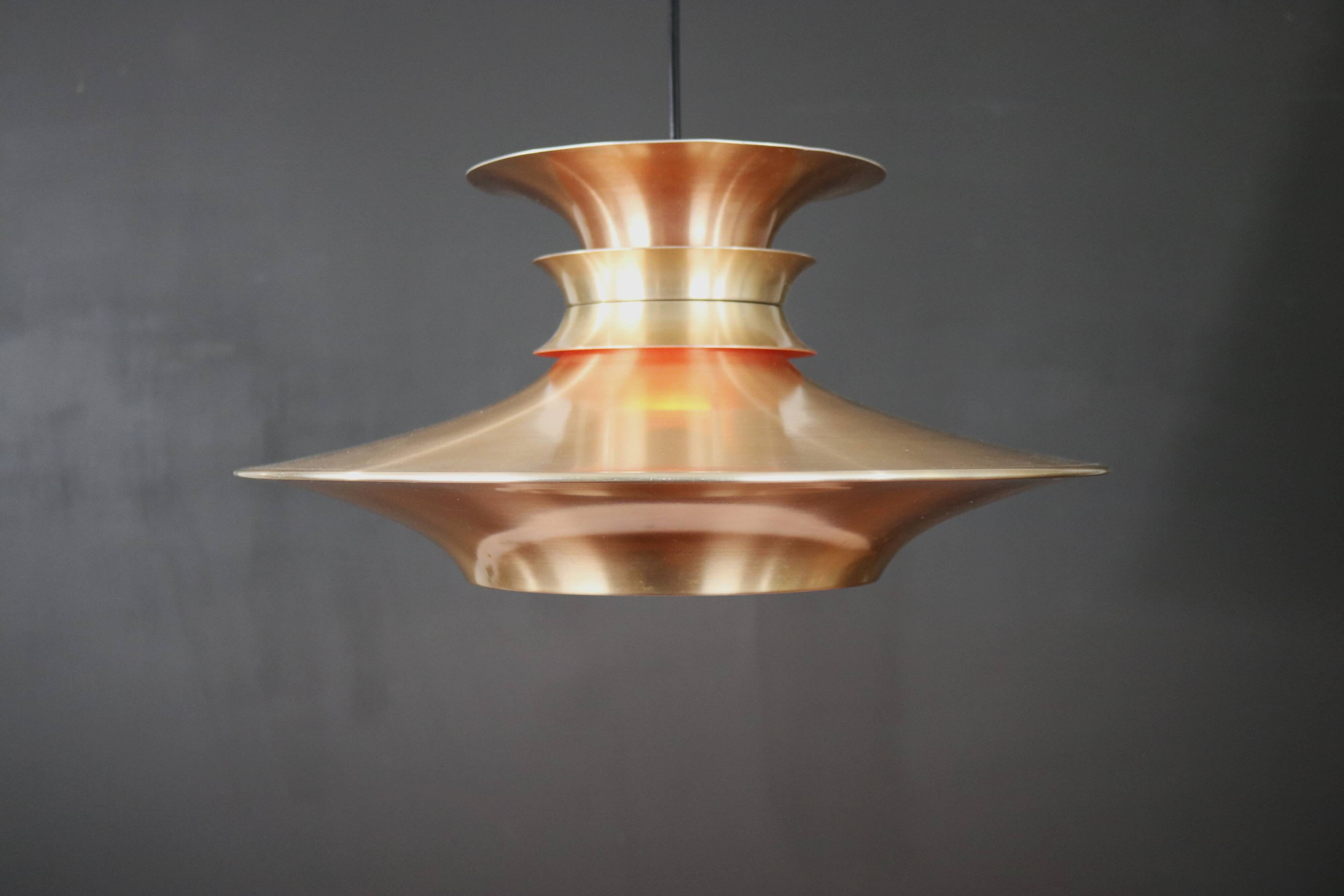 717 Nordsted-pendlen Ceiling Lamp by Bent Nordsted for Lyskaer Belysning, 1970's