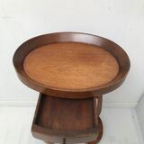 19th-century vintage lyre table