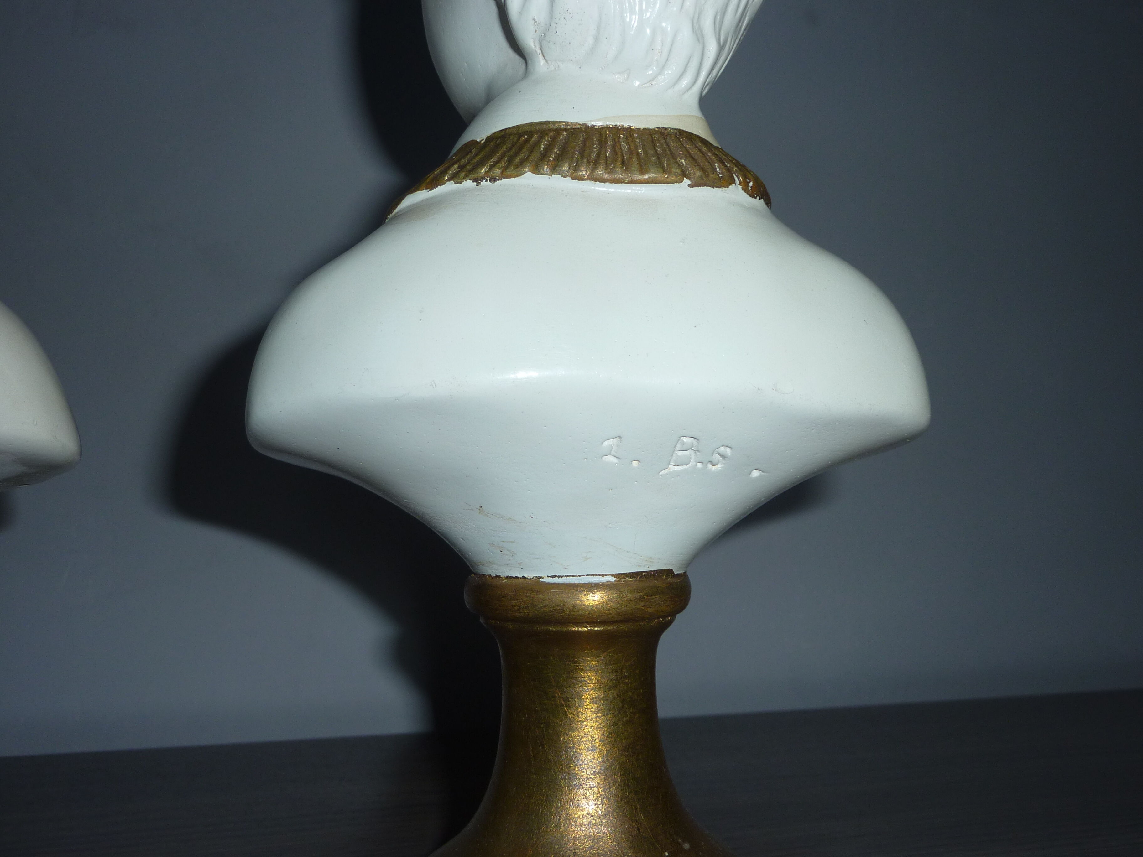 Pair of children bust