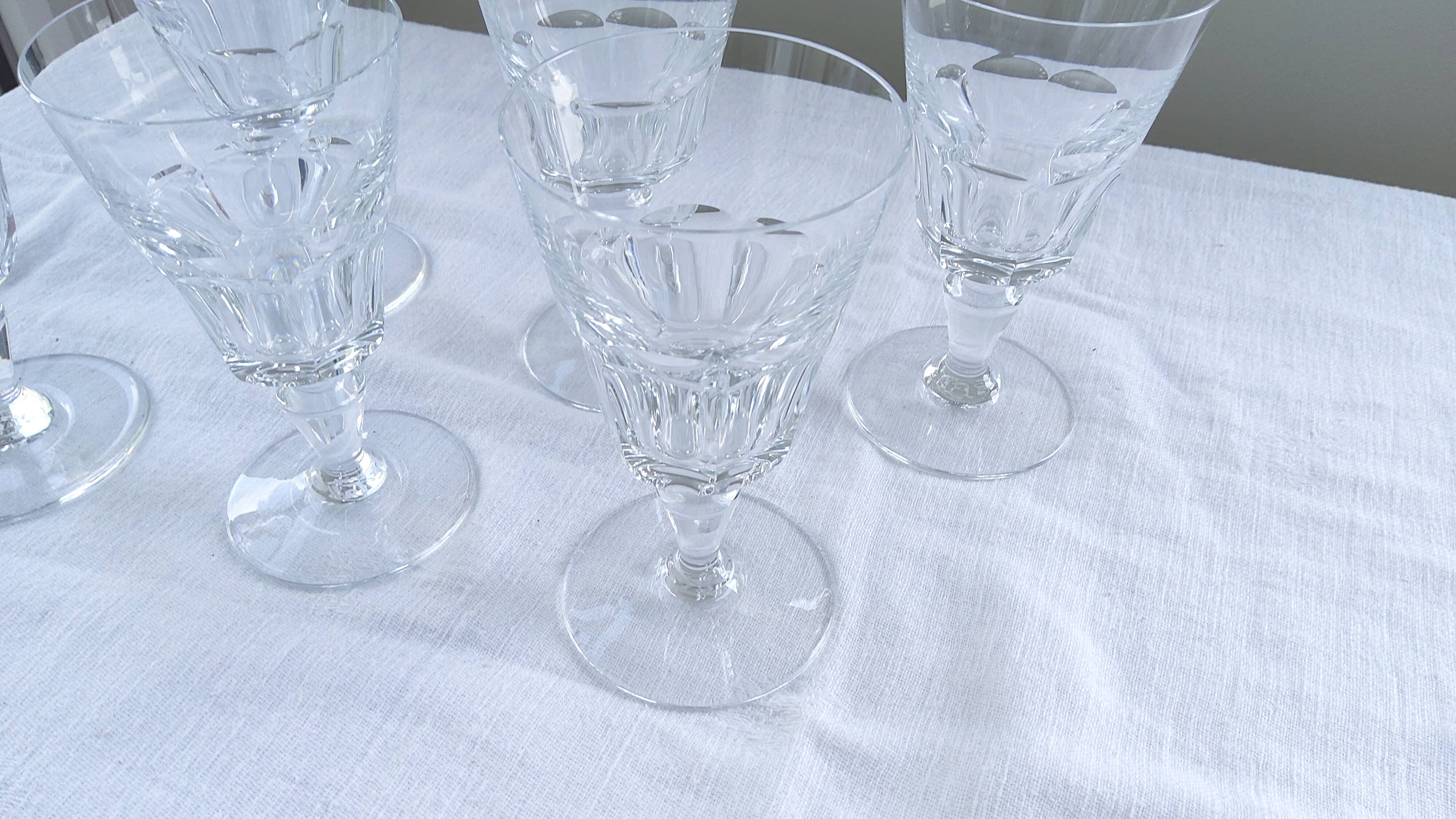 Baccarat crystal glasses missouri model