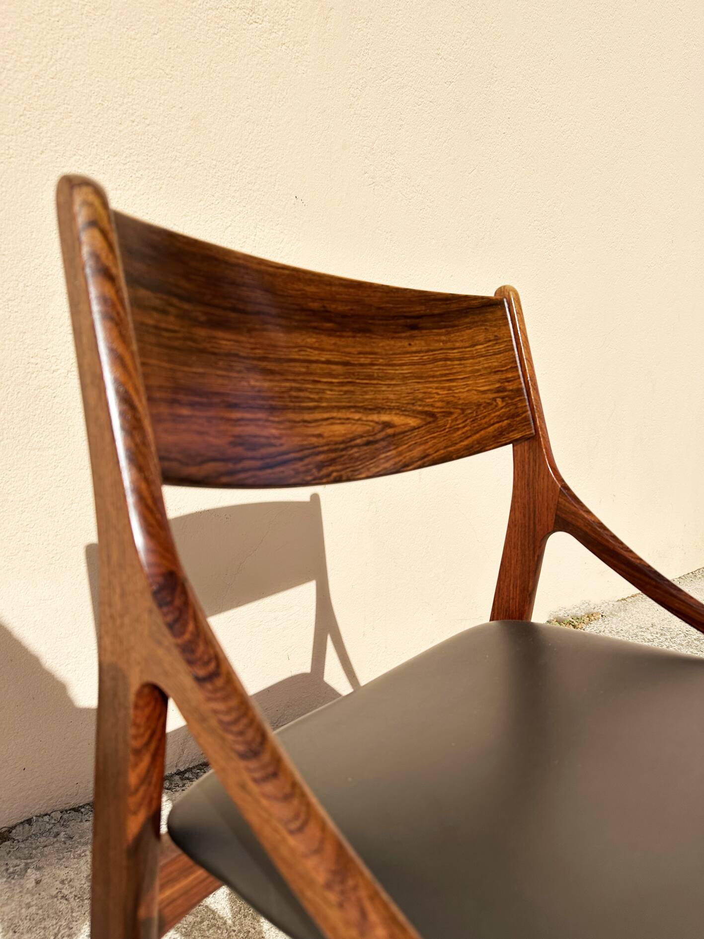 4 chaises H Vestevig Eriksen, Møbelfabrik. Danemark 1960