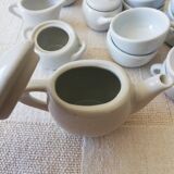 Lot dînette porcelaine blanche 22 pièces