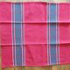 Nappe basque vintage vermillon 170X140 et 5 serviettes
