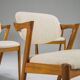 6 chaises en teck modèle 42 par Kai Kristiansen pour Schou Andersen, 1960