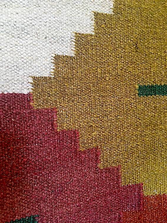 Suede Wool Rug 70s-80s
