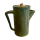 Théière en grès emaillé vert