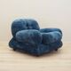 Blue armchair, Italian design, 1970s, production: Italy