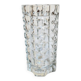 Geometric semi-crystal vase 1950s