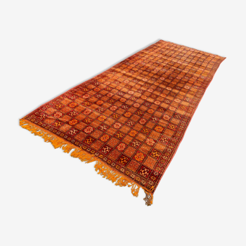 Tapis Marocain Vintage 400x176 cm Atlas Berbère, Tribal